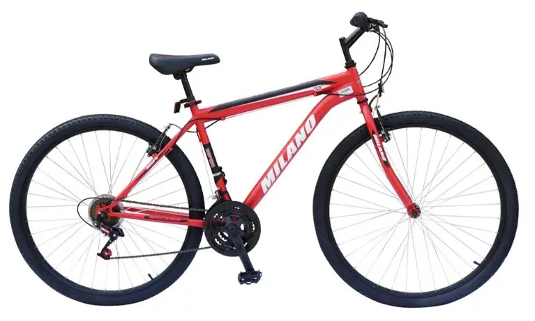 BICICLETA MILANO ACTION ARO 26 ROJO18 VEL.
