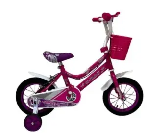BICICLETA MILANO FIORENZA ARO 12 FUCSIA