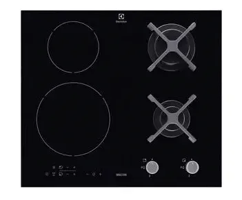 COOKTOP ELECTROLUX HIBRIDO 2 GAS 2 INDUCCIÓN IE60H