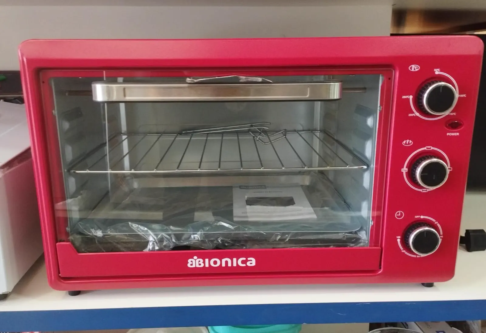 HORNO ELECTRICO BIONICA 48 LTS ROJO