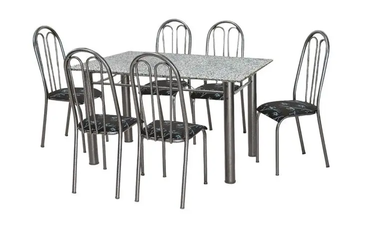 MESA BELLISSIMA LARISSA 6 SILLAS