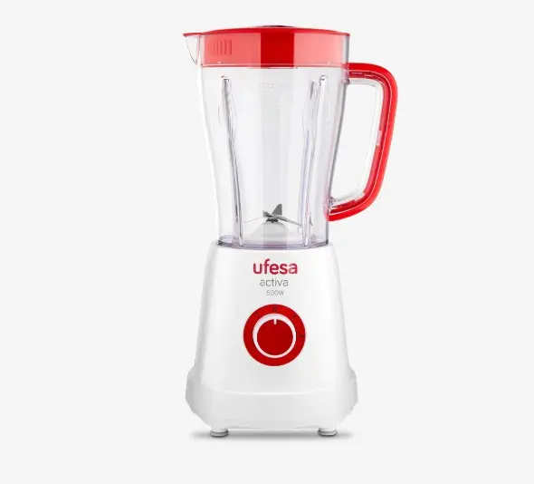 LICUADORA UFESA 2 VELOC.1,5 LTS BLANCO/ROJO