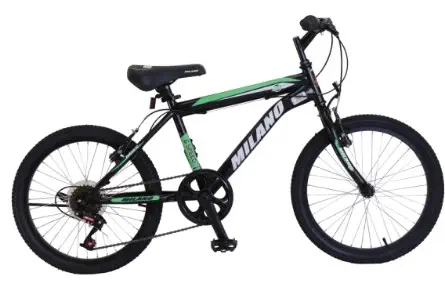 BICICLETA MILANO ACTION ARO 20 18 VEL. NEGRO