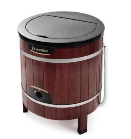 LAVARROPA WANKE DE MADERA 5 KG NEGRO