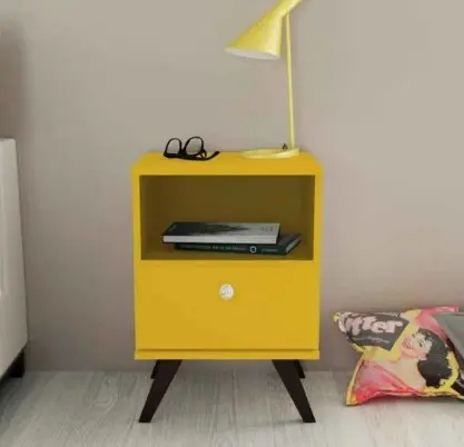BALCON CRIADO MUDO-RETRO AMARILLO MOVELMAX
