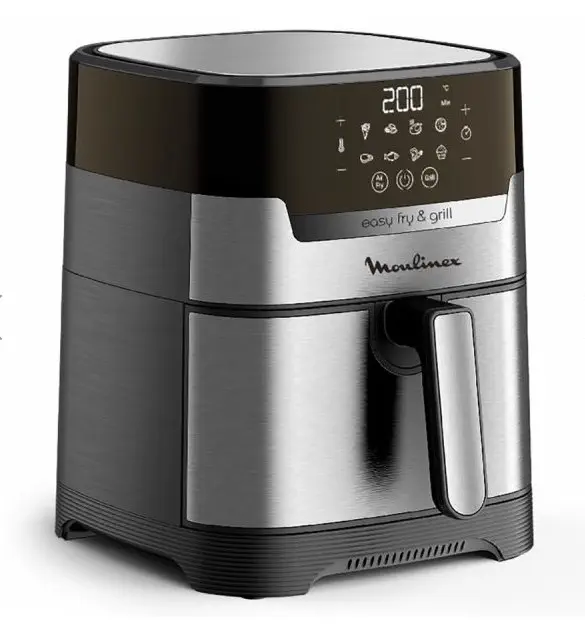 FRITADORA MOULINEX EASY FRY & GRILL DIGITAL INOX