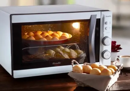 HORNO ELÈCTRICO MUELLER SONETTO BLANCO 50L C TIMER