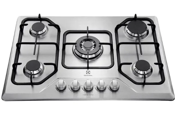 COOKTOP ELECTROLUX  5 HORN. INOX GT75X