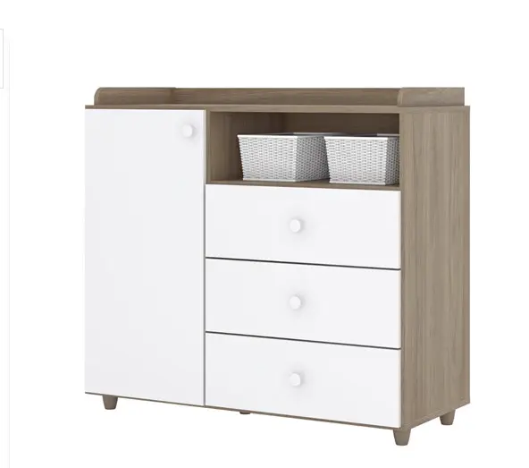 COMODA CAFUNE 3 GAVETAS  HENN RUST/BC