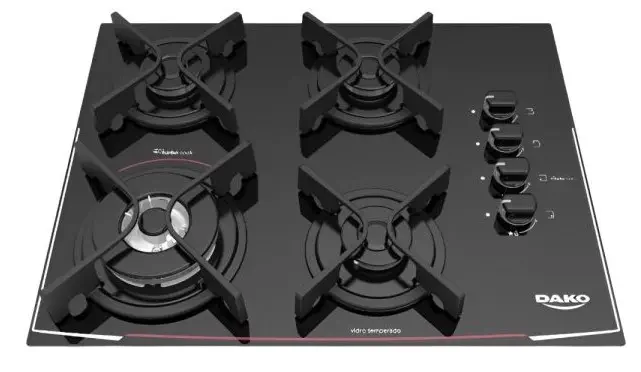 COOKTOP DAKO GLASS 4 HORNALLAS