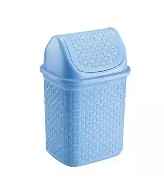 BASURERO BASC RATTAN AZUL 4,5 LTS
