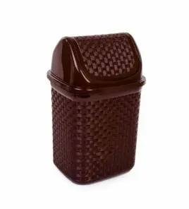 BASURERO BASC RATTAN MARRÓN 4,5 LTS (13427)