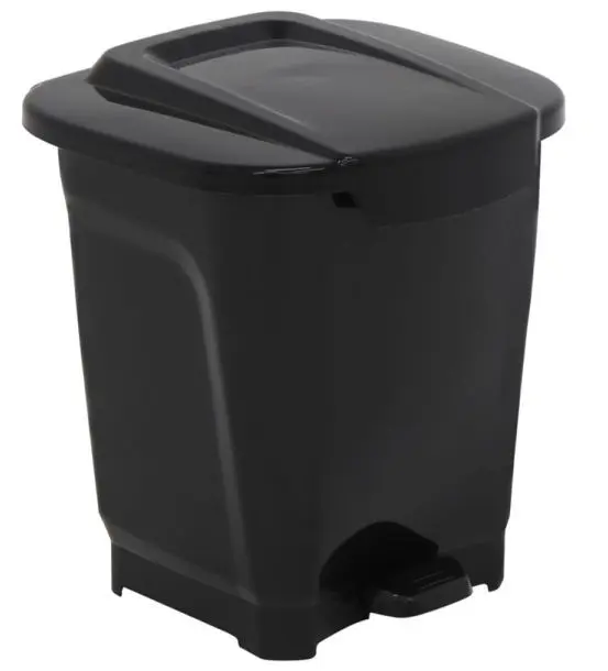 T928113 BASURERO TRAMONTINA 15 LTS NEGRO