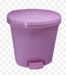 7140 BASURERO 3L. REDONDO ROSA 