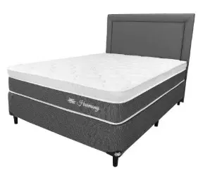 SOMIER SUPER SPUMA HARMONY 1,60 X 2 X 0,25 M. GRIS