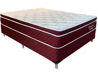 SOMIER SUPER SPUMA IMPERIAL 1,60 X 2 X 0,25 BORDO 