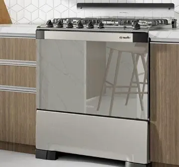 COCINA MUELLER DECORATO 5 HORNALLAS GOURMET INOX G