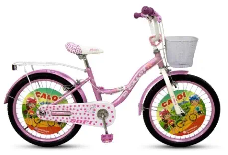 BICICLETA CALOI SOFI ARO 20 ROSADO