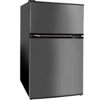 FRIGOBAR MIDEA 110 LTS SILVER-NEGRO 2 PUERTAS