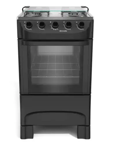 COCINA MUELLER MODERATTO 4 HORN. NEGRO