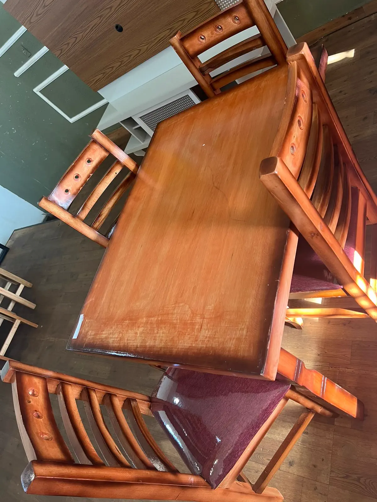 MESA MADERA 4L FORRADO CAAGUAZU