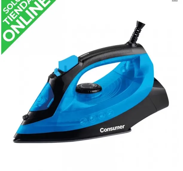 PLANCHA A VAPOR CONSUMER AZUL