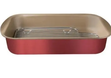 T200483 ASADERA GRIL BRASIL TRAMONTINA ROJO 34