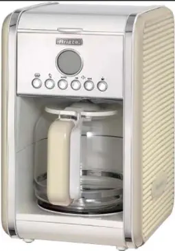 CAFETERA ARIETE CREMA/BEIGE