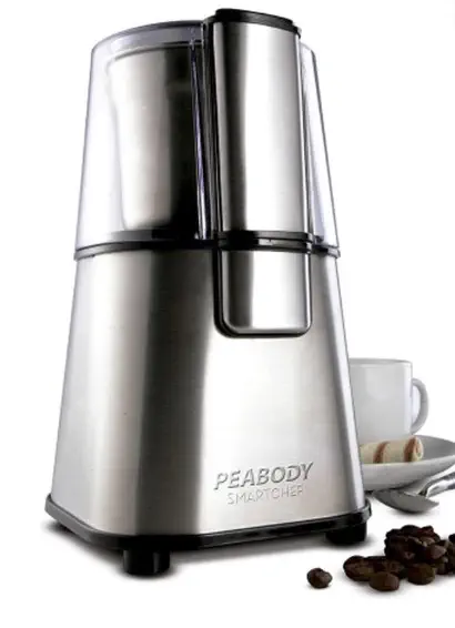 MOLINILLO ELÉCTRICO DE CAFÉ PEABODY INOX