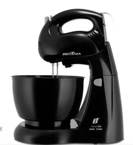 BATIDORA BRITANIA PEROLA 550 500W NEGRA