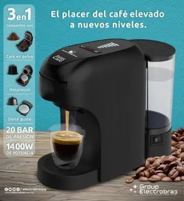 CAFETERA ELECTROBRAS QUICK MULTICAPSULA EBCM-30