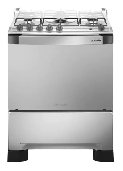 COCINA MUELLER DECORATO 5 HORNALLAS INOX