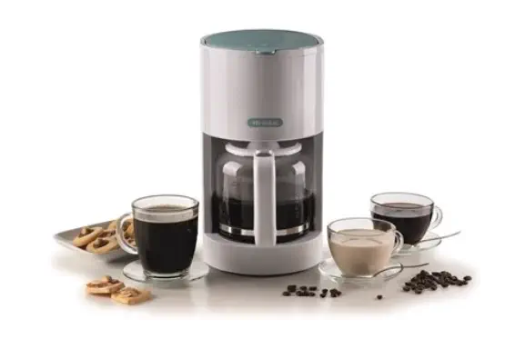 CAFETERA ARIETE DRIP BLANCO/AZUL