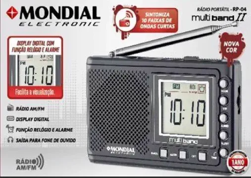 RADIO PORTATIL MONDIAL MULTI BAND RP-04 