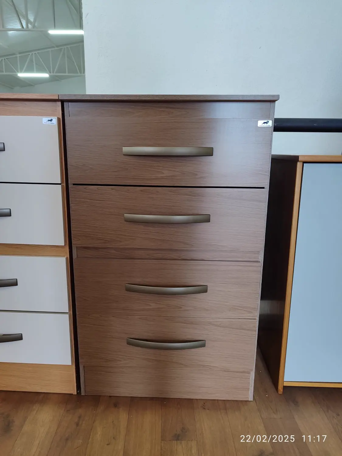 COMODA 4 GAVETAS LITE NATURE LEAO ARTICO