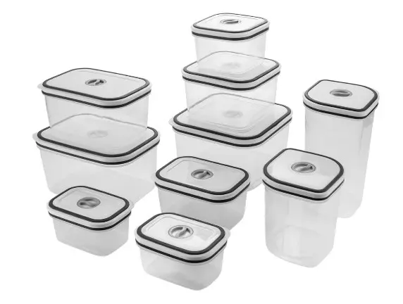 KIT POTES DE PLASTICO CUADRADO ELECTROLUX 10 PZS 