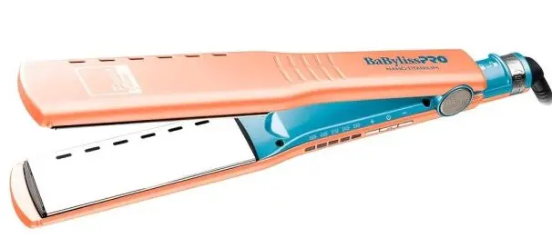 PLANCHITA BABYLISS PRO NANO TITANIUM 4093 NARANJA