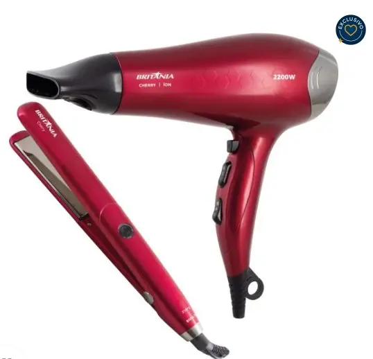 KIT DE BELLEZA BRITANIA PKT3250 CHERRY 220 V