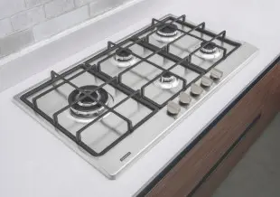 T947162 COOKTOP TRAMONTINA A GAS 5 HORNALLAS INOX
