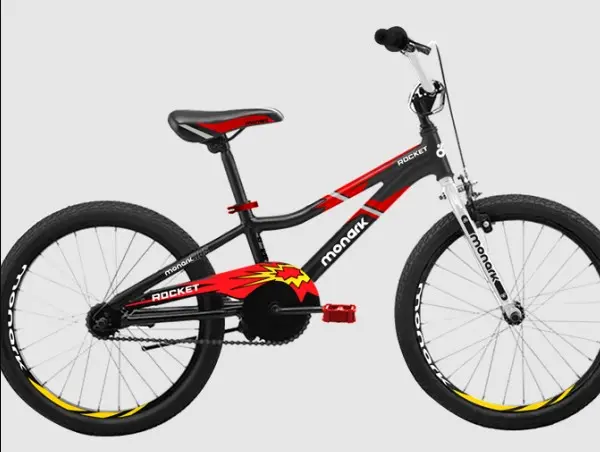 BICICLETA MONARK ARO 20 ROCKET ROJO
