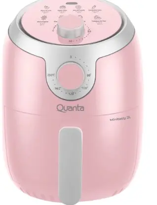 AIR FRYER QUANTA 2 LITROS QTAF230 ROSA