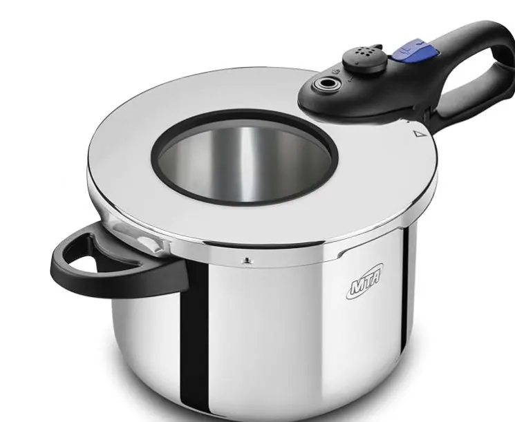 OLLA A PRESIÓN INOX C/ VISOR MTA 6 LITROS
