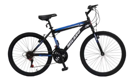 BICICLETA MILANO ACTION ARO 24 18 VEL. AZUL