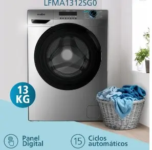 LAVARROPA AUTOMATICO MABE 13KG MB91