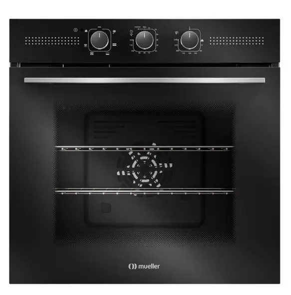 HORNO MUELLER EMPOTRABLE MFE70K NEGRO