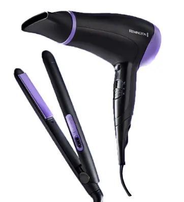 PLANCHITA + SECADOR REMINGTON STYLE ESSENTIALS