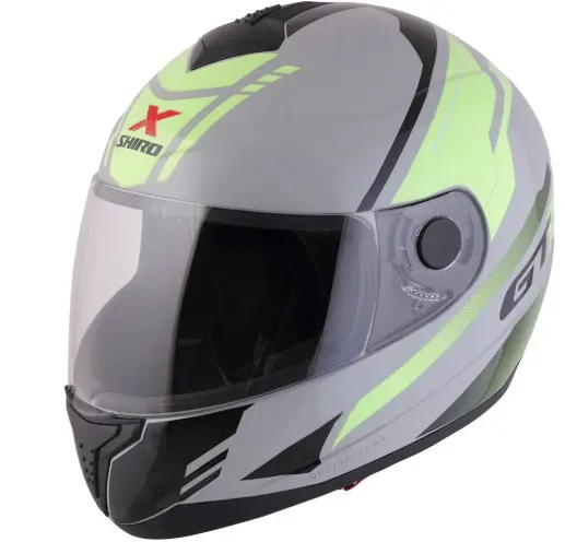 CASCO CERRADO MONZA GTR GRIS+VISOR TAM: L