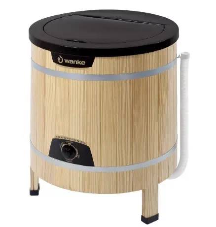 LAVARROPA WANKE DE MADERA 5 KG. CLARO