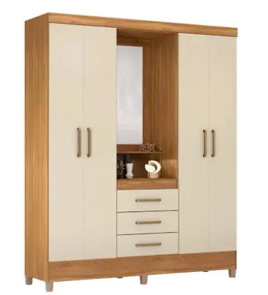 ROPERO CAPELA LITE LEAO NATURE/OFF WHITE