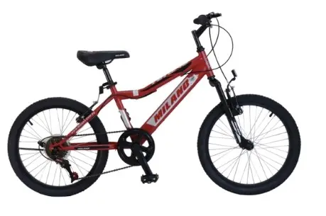 BICICLETA MILANO TORINO ARO 20 18 VELOC ROJO